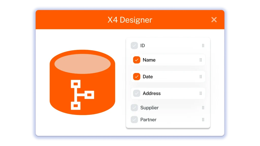 mockup Proccess Automation Model Structured business data EN DE