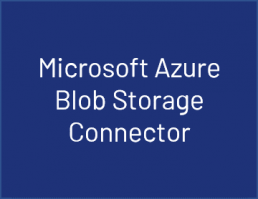 Microsoft Azure Blob Storage Connector